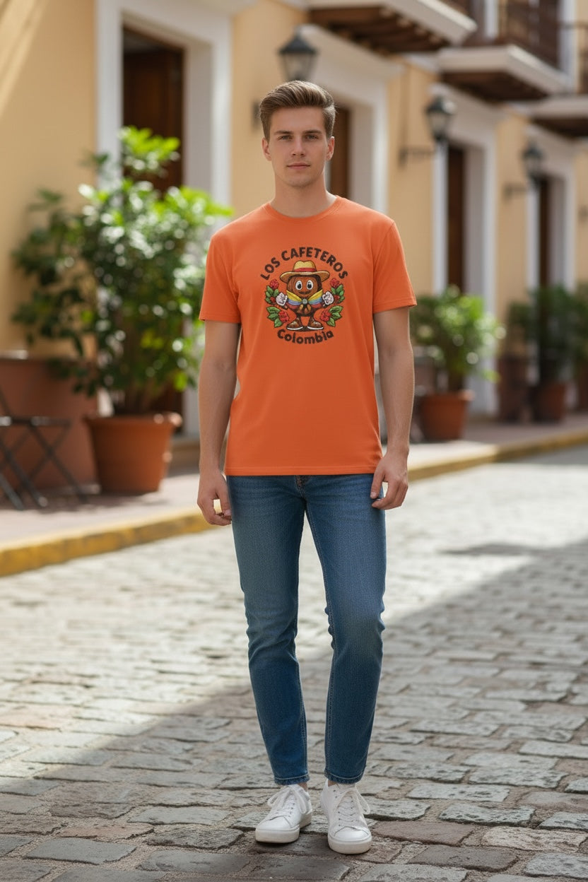 Los Cafeteros Colombia mens sports Jersey