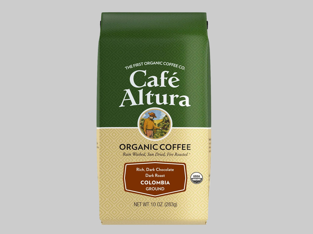10 oz. Bag Café Altura Organic - Colombia Dark: Ground
