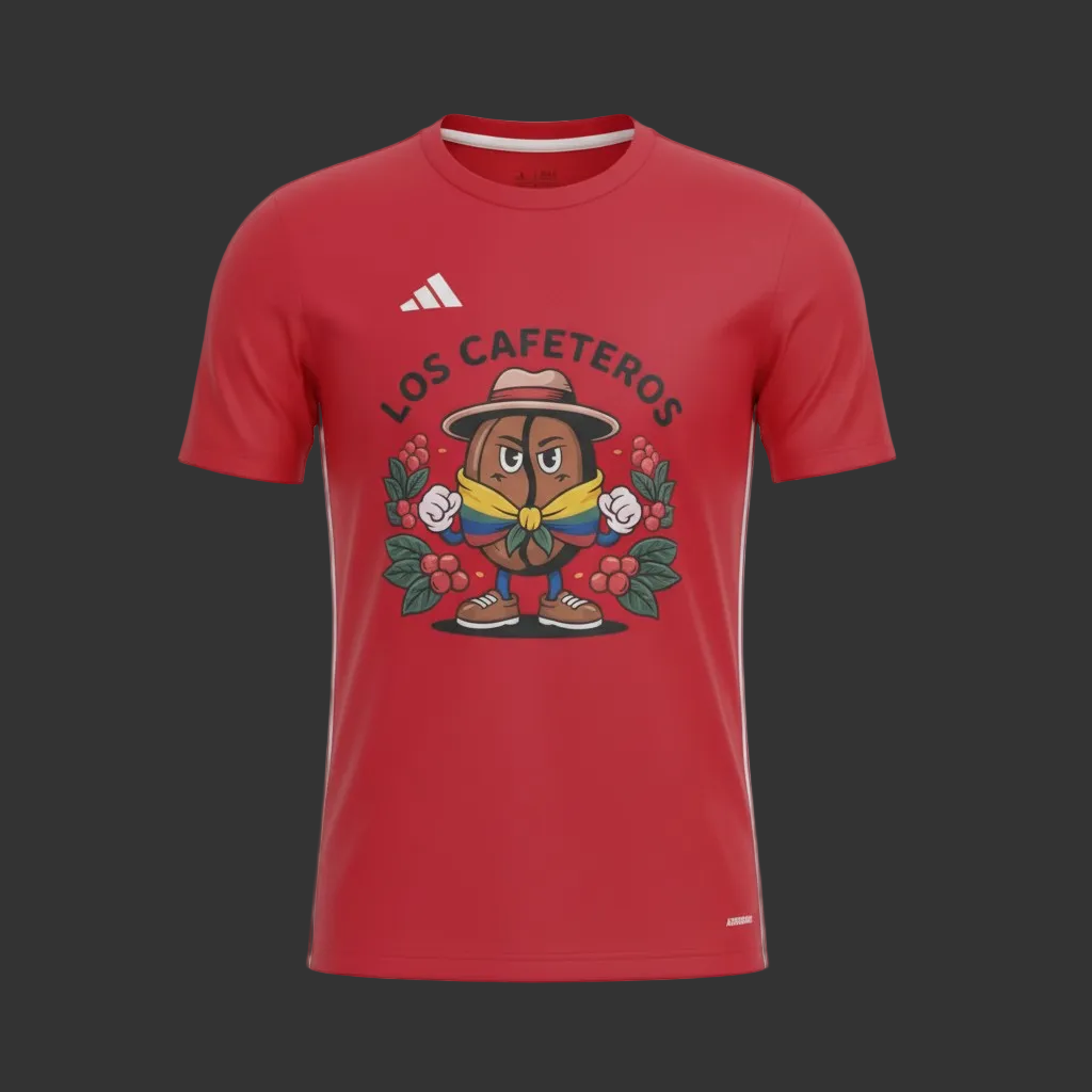 Los Cafeteros Colombia Adidas mens athletic Jersey
