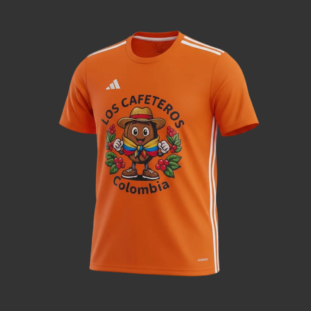 Los Cafeteros Colombia Adidas mens athletic Jersey