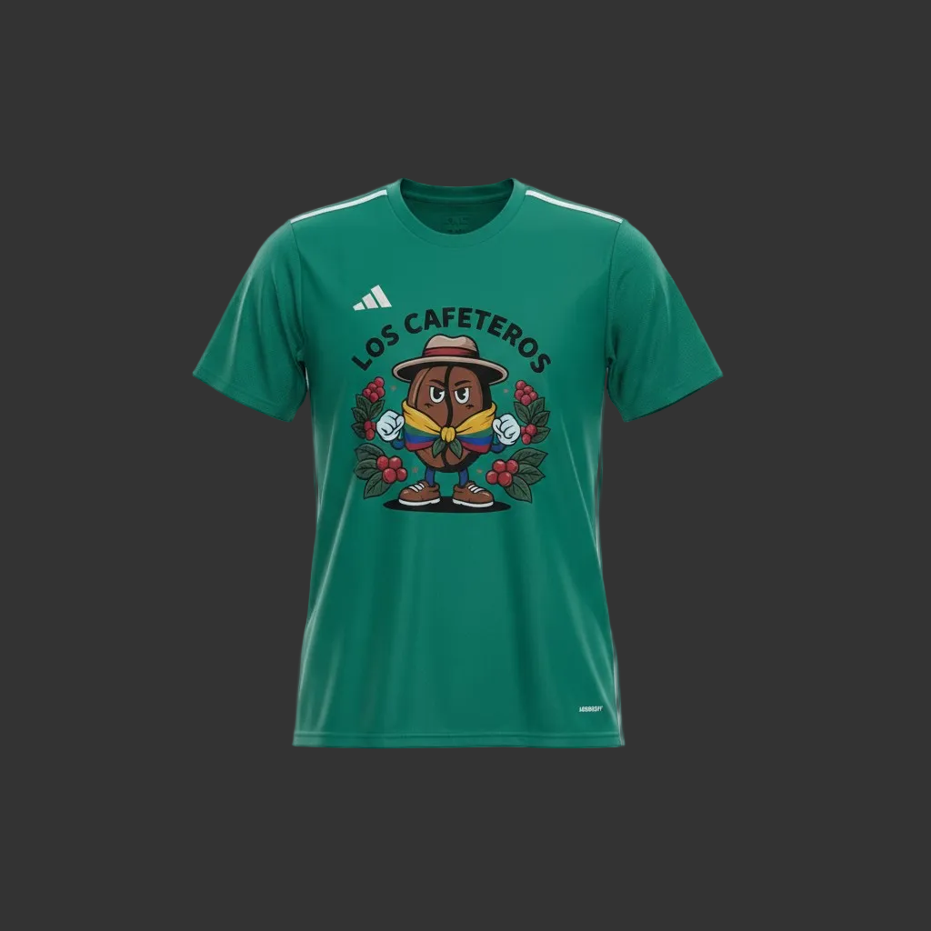 Los Cafeteros Colombia Adidas mens athletic Jersey