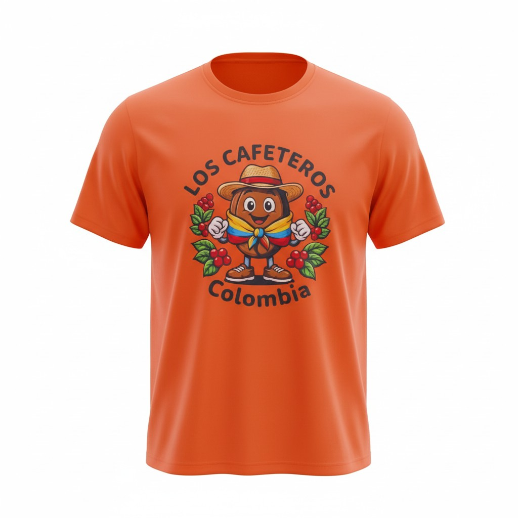 Los Cafeteros Colombia mens sports Jersey
